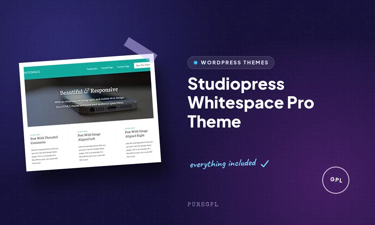 Studiopress | Whitespace