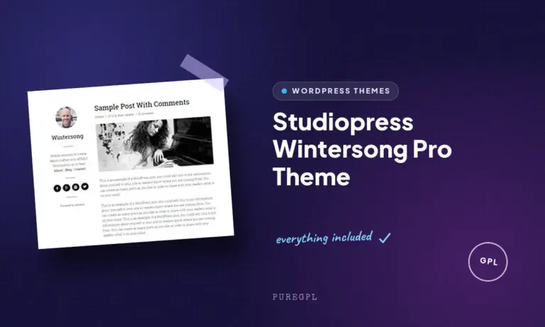 studiopress wintersong pro theme