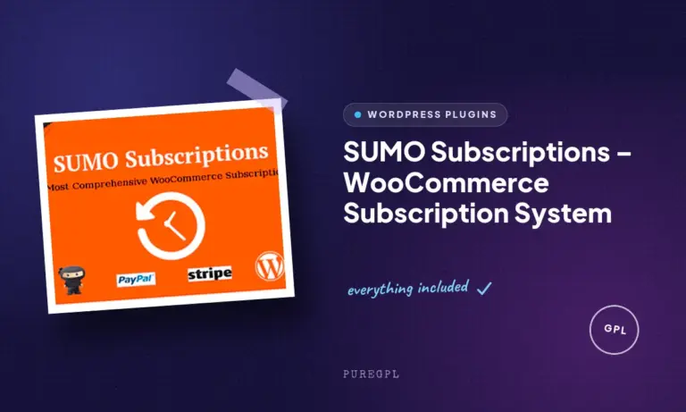 sumo subscriptions woocommerce subscription system
