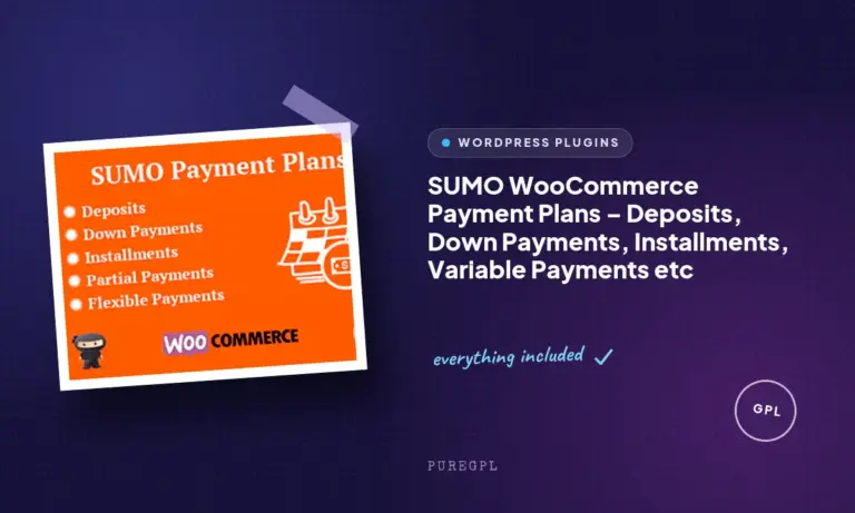 sumo woocommerce payment plans deposits down payments installments variable payments etc