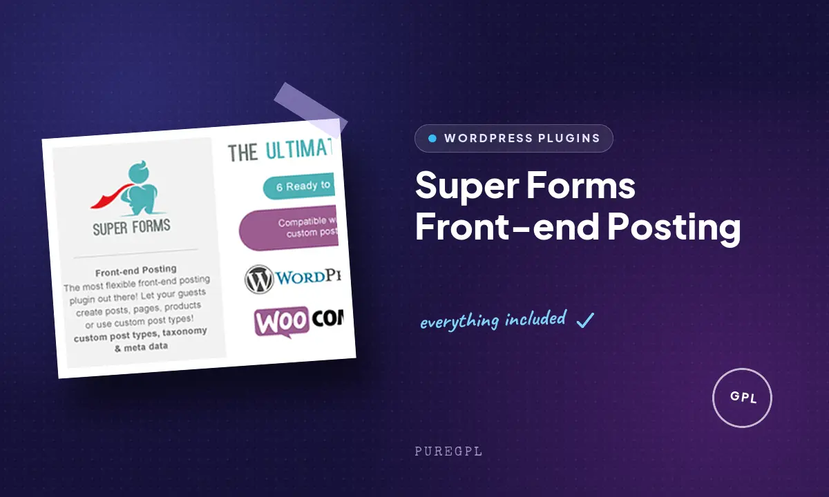 Super Forms Front-end Posting