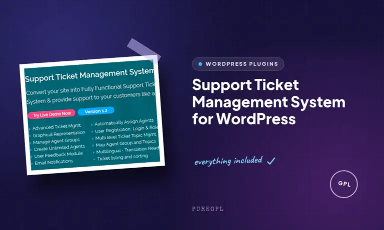 support ticket management system for wordpress