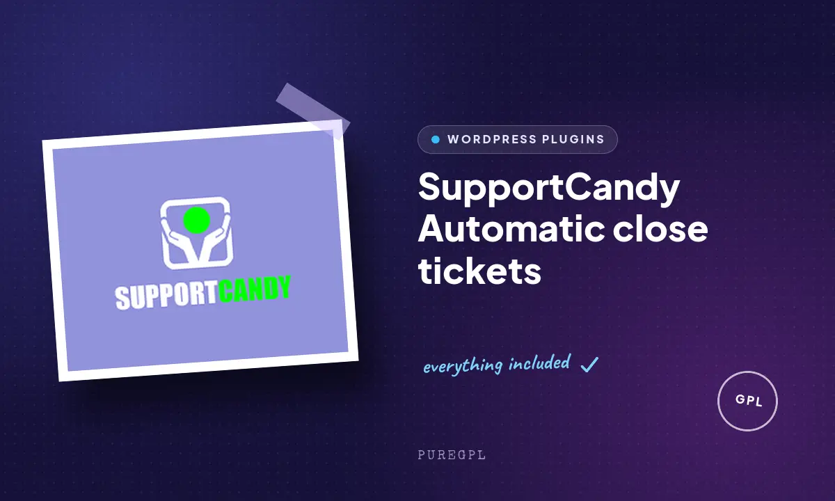 Supportcandy | Automatic close tickets
