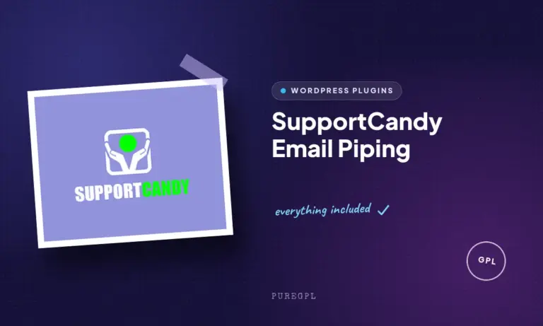 supportcandy email piping