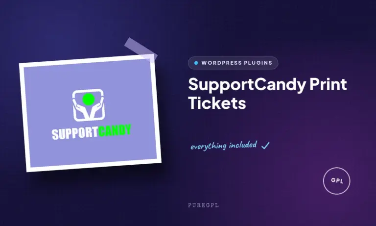 supportcandy print tickets