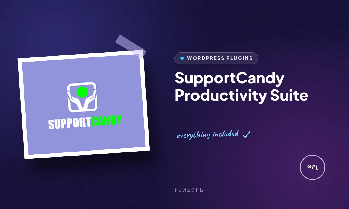 Supportcandy | Productivity Suite