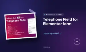 telephone field for elementor form