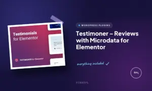 testimoner reviews with microdata for elementor