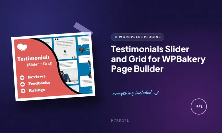 testimonials slider and grid for wpbakery page builder