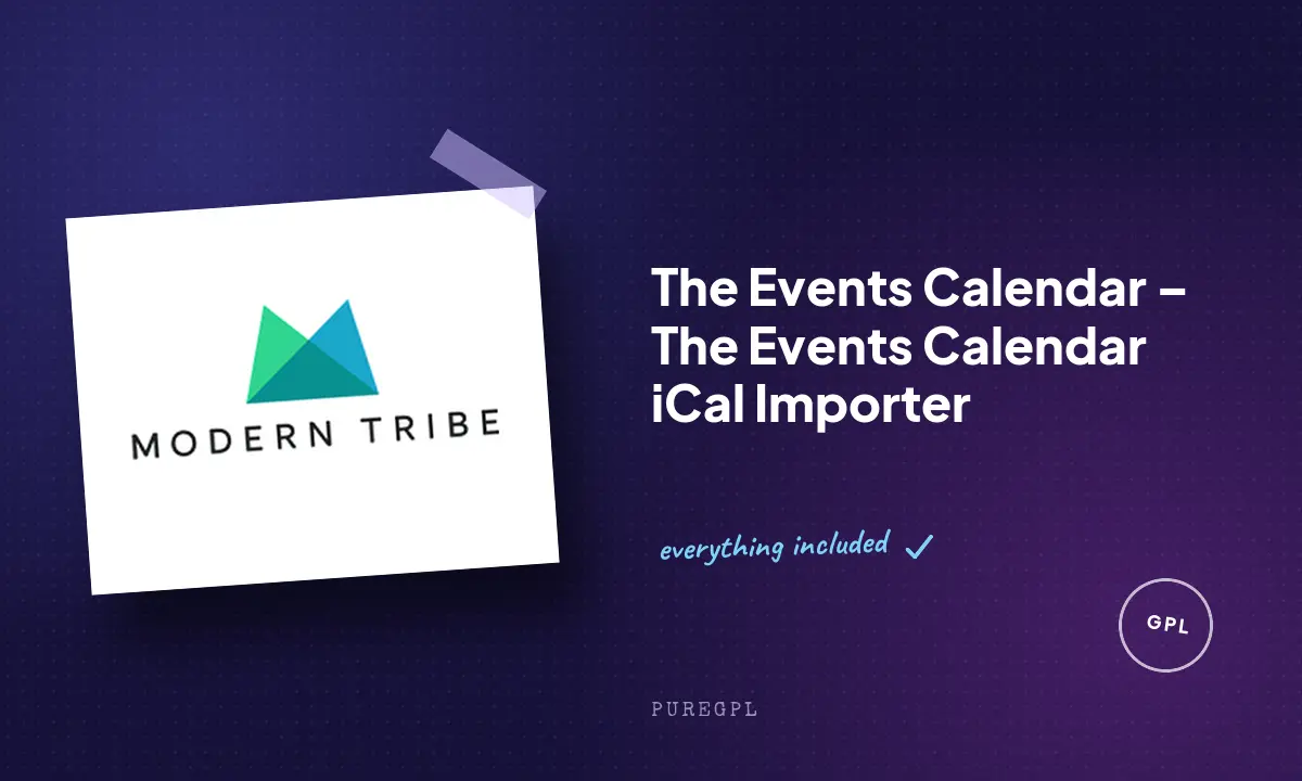 The Events Calendar iCal Importer