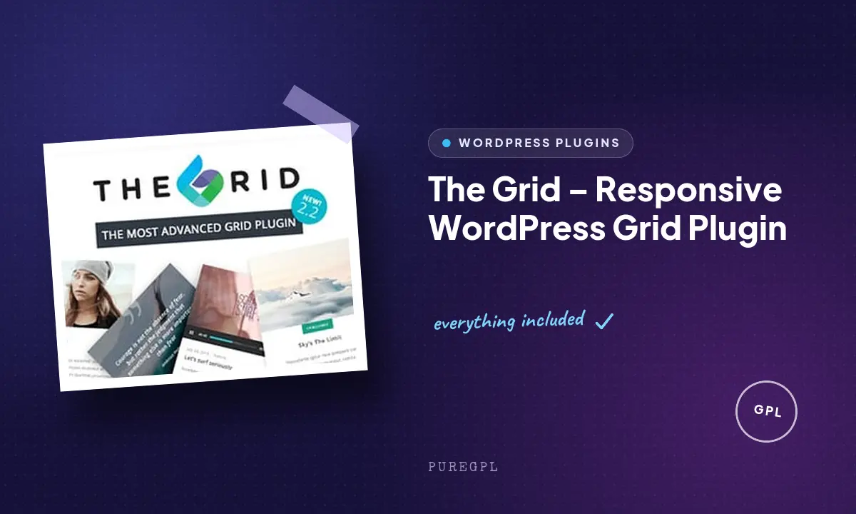 The Grid – Responsive WordPress Grid Plugin