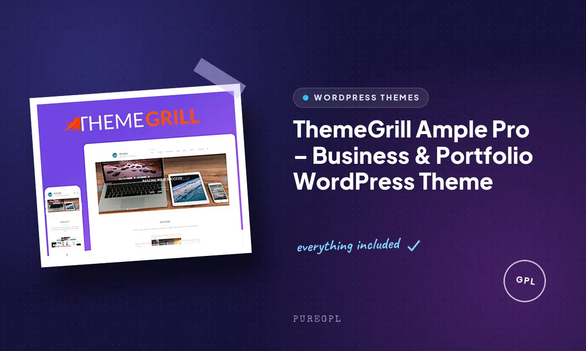 Ample Pro – Business & Portfolio WordPress Theme