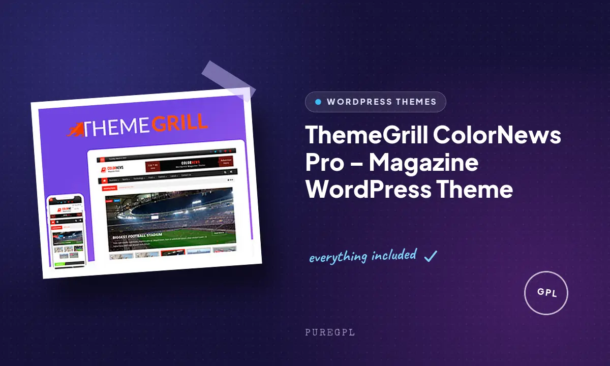 ColorNews Pro – Magazine WordPress Theme