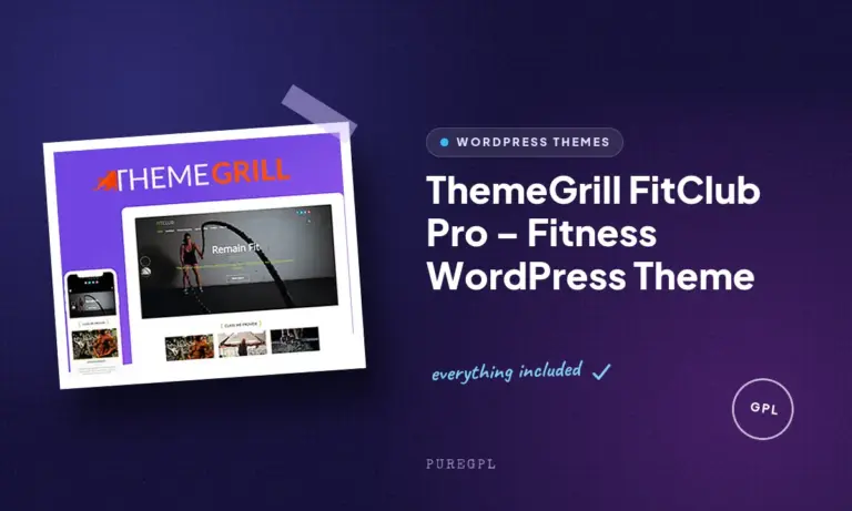 themegrill fitclub pro fitness wordpress theme