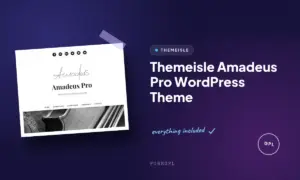themeisle amadeus pro wordpress theme