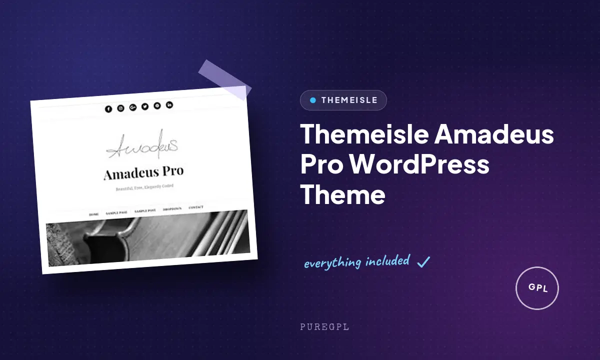 Themeisle | Amadeus