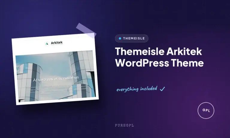 themeisle arkitek wordpress theme
