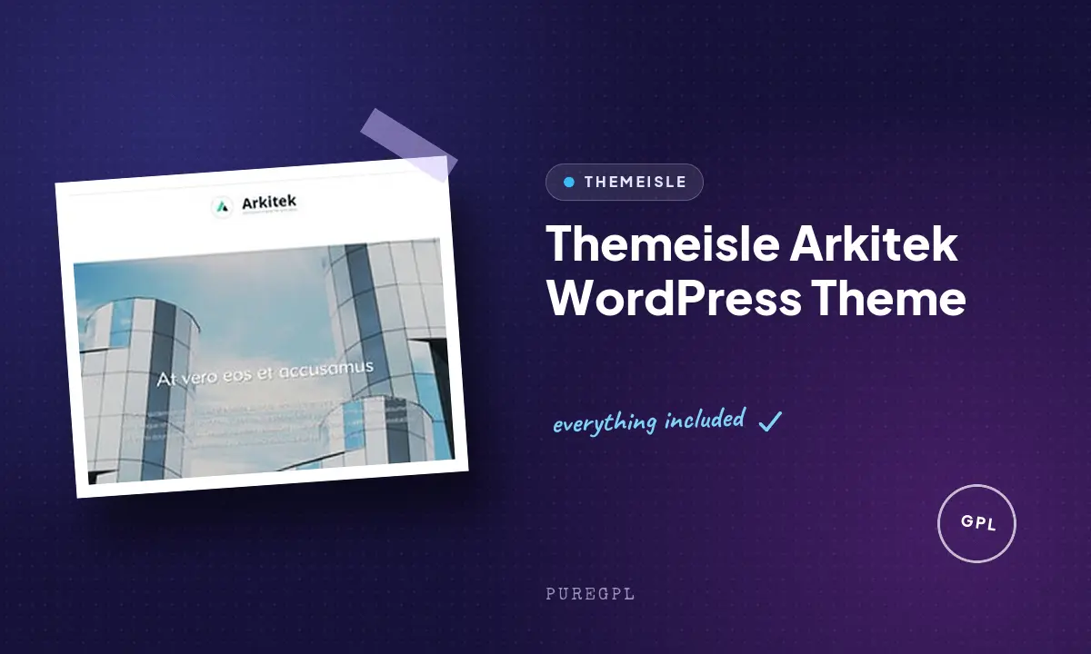 Themeisle | Arkitek