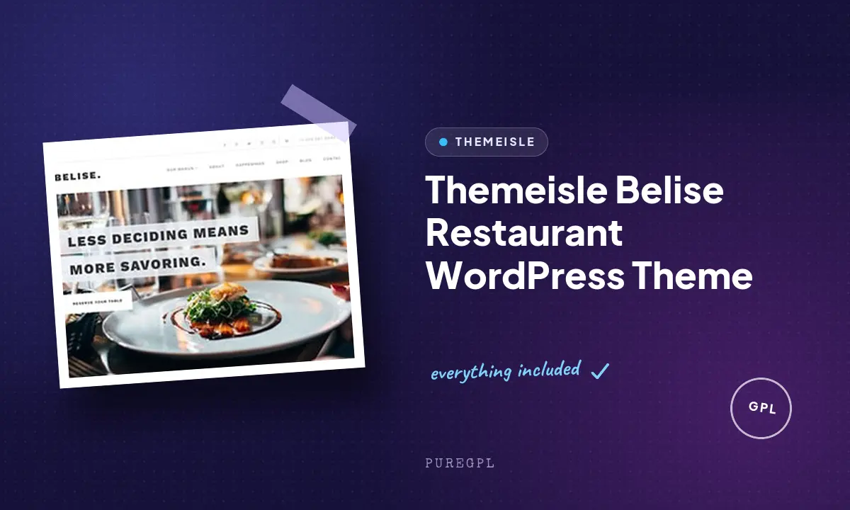 Themeisle | Belise