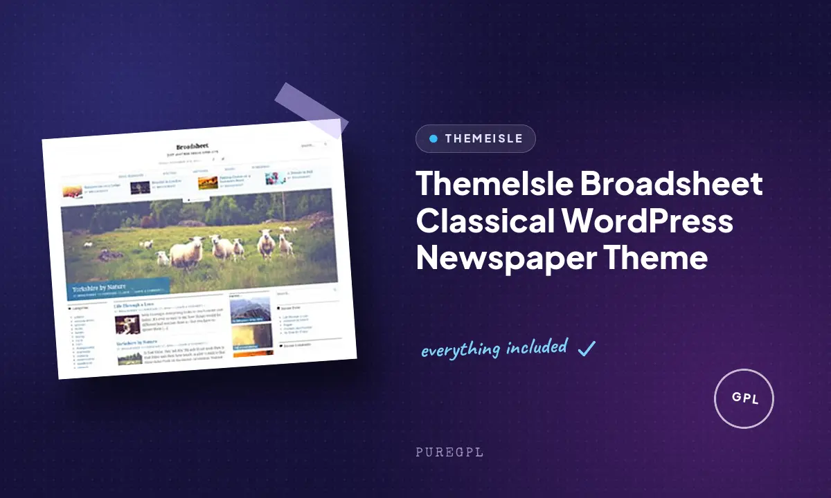 Themeisle | Broadsheet