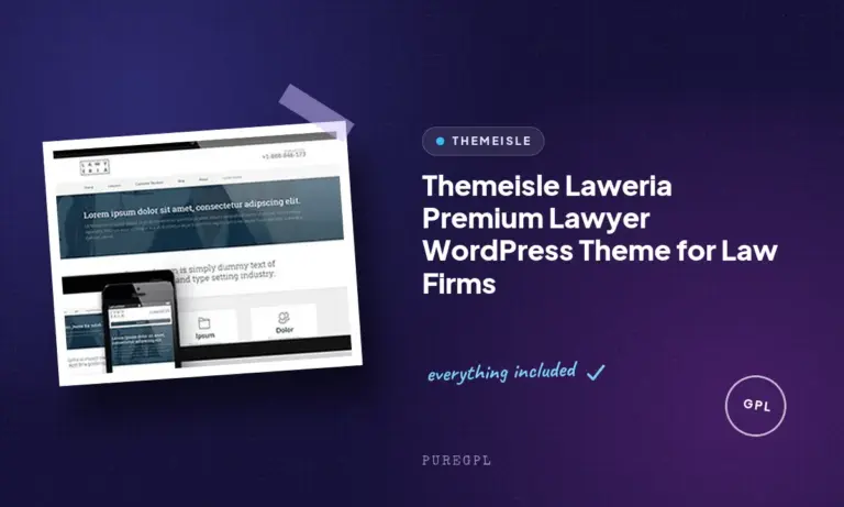 themeisle laweria premium lawyer wordpress theme for law firms