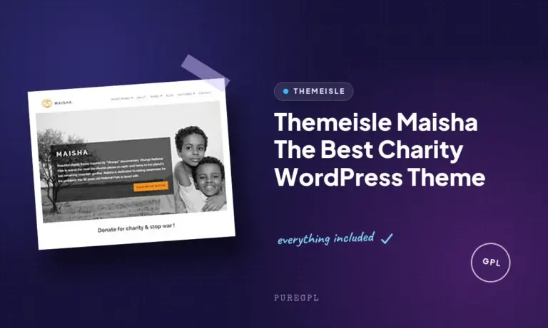 themeisle maisha the best charity wordpress theme