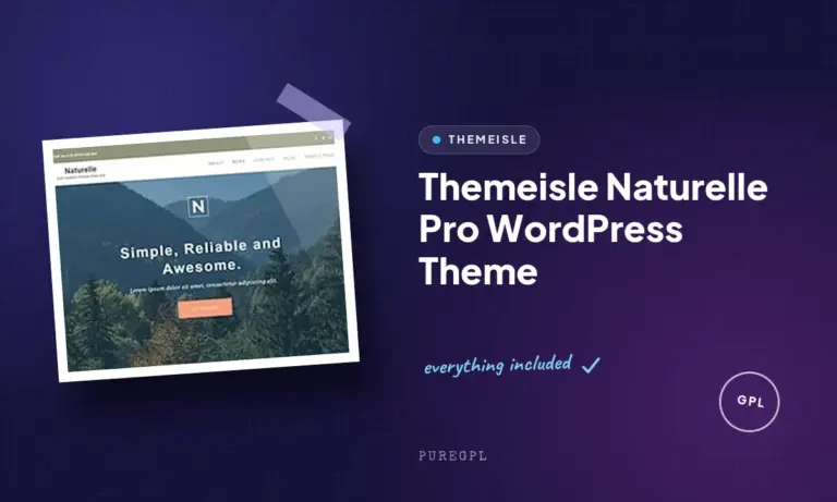 themeisle naturelle pro wordpress theme