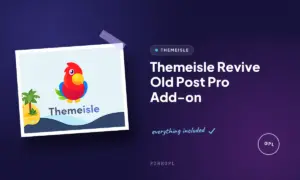 themeisle revive old post pro add on