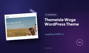 themeisle woga wordpress theme