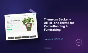themeum backer all in one theme for crowdfunding fundraising