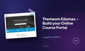 themeum edumax build your online course portal
