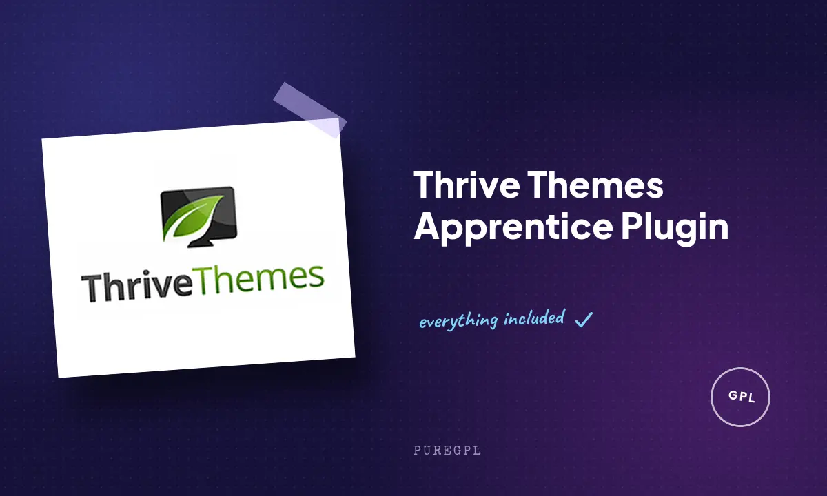 Thrive plugins | Apprentice