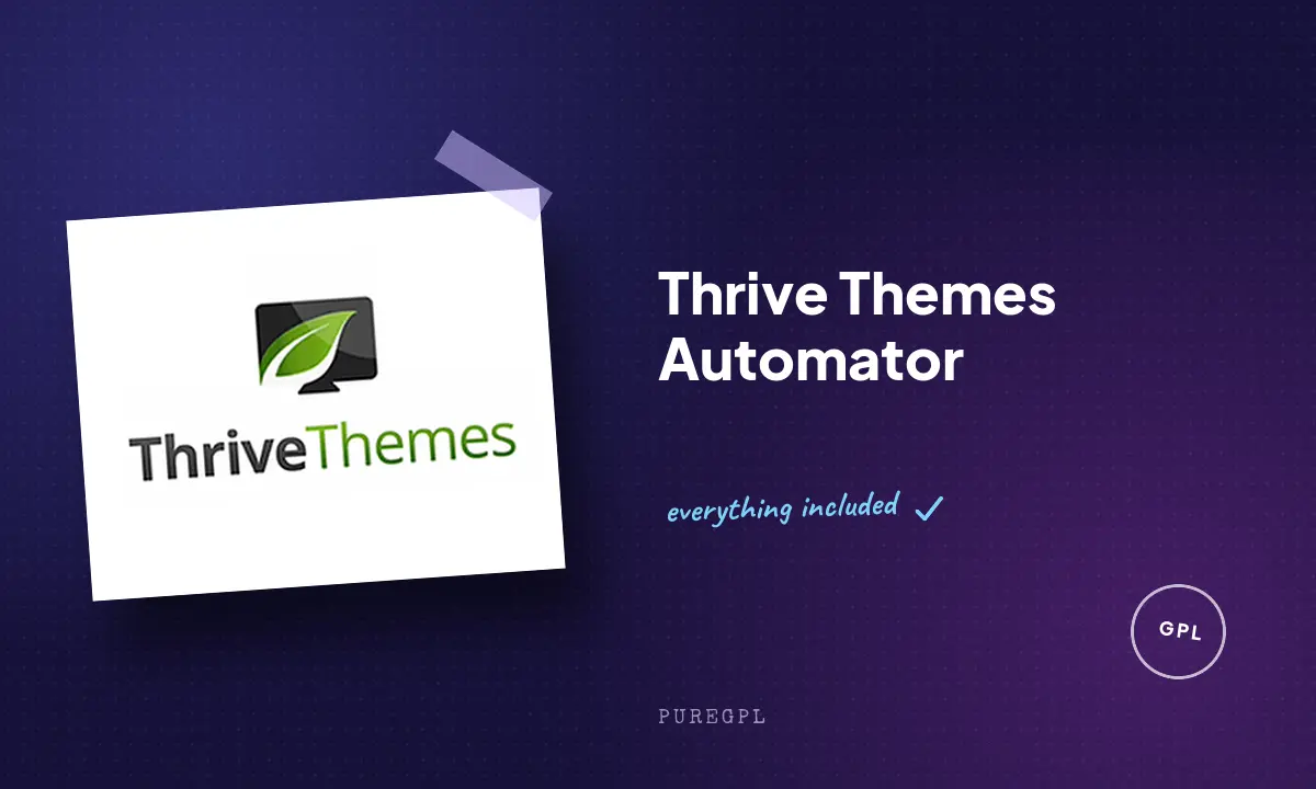 Thrive plugins | Thrive Themes Automator