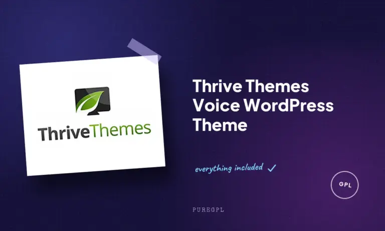 thrive themes voice wordpress theme