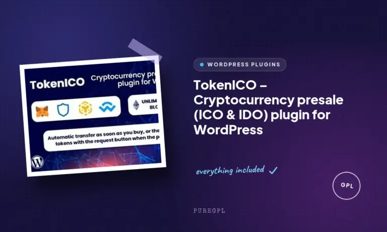 tokenico cryptocurrency presale ico ido plugin for wordpress