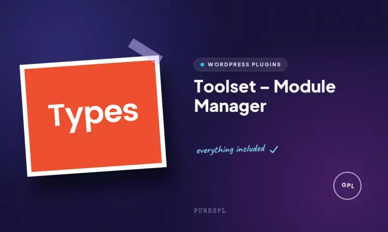 toolset module manager