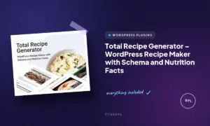 total recipe generator wordpress recipe maker with schema and nutrition facts