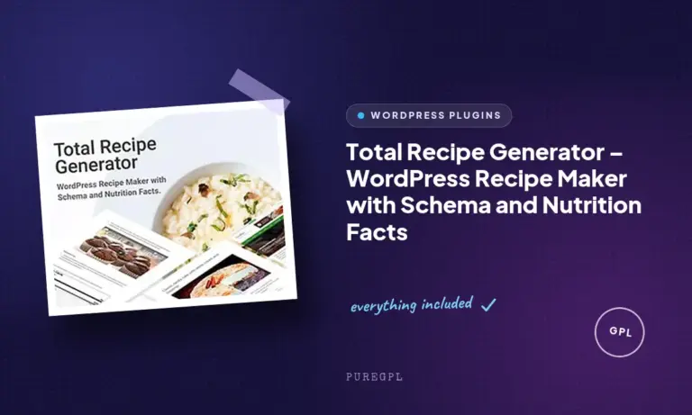 total recipe generator wordpress recipe maker with schema and nutrition facts