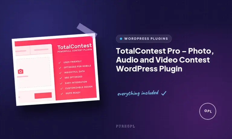 totalcontest pro photo audio and video contest wordpress plugin