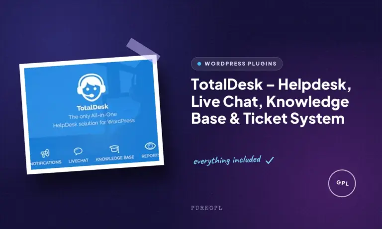 totaldesk helpdesk live chat knowledge base ticket system