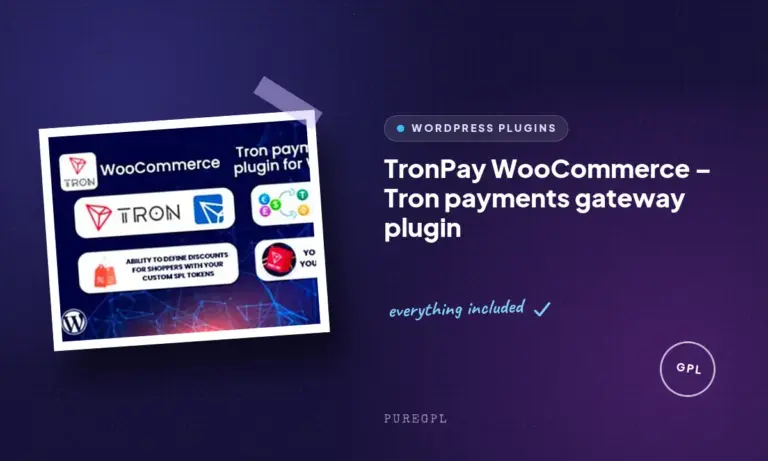 tronpay woocommerce tron payments gateway plugin