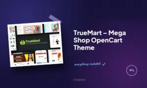 truemart mega shop opencart theme