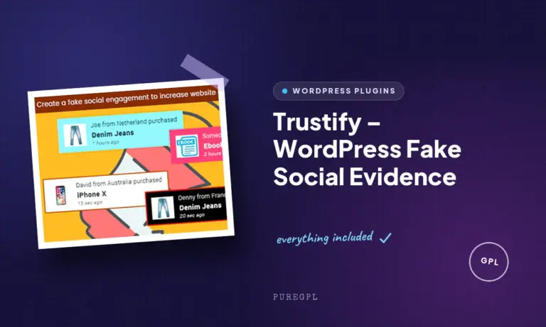 trustify wordpress fake social evidence