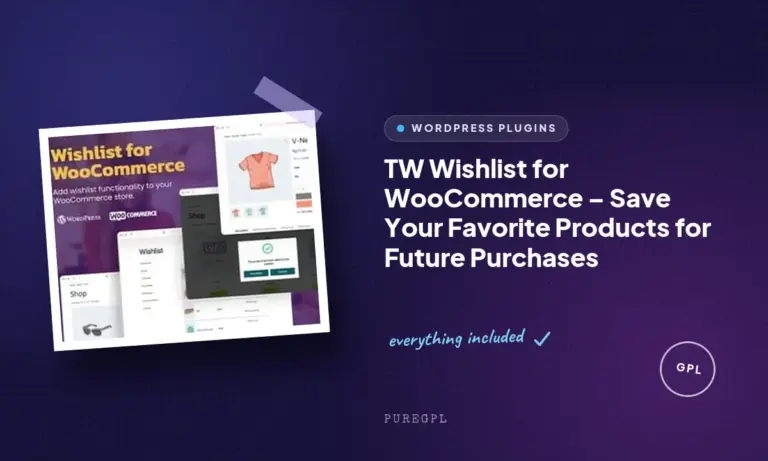 tw wishlist for woocommerce save your favorite products for future purchases