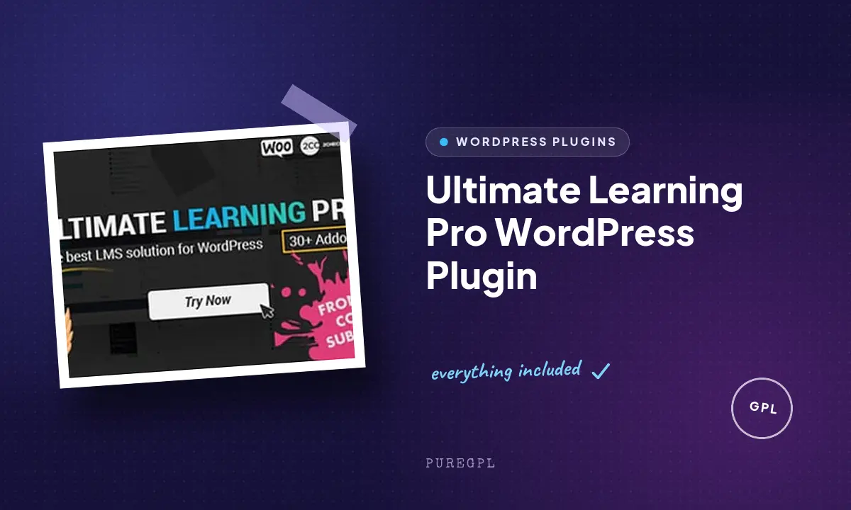 Ultimate Learning Pro WordPress Plugin