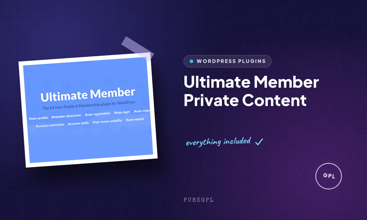 Ultimate member | Private Content