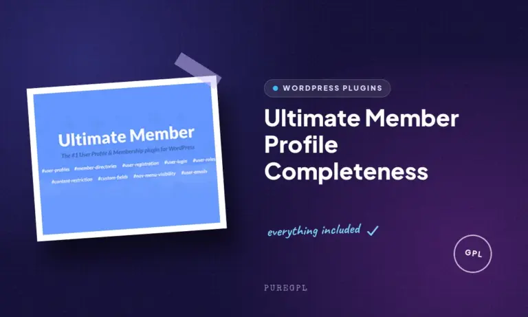 ultimate member profile completeness