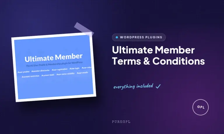 ultimate member terms conditions