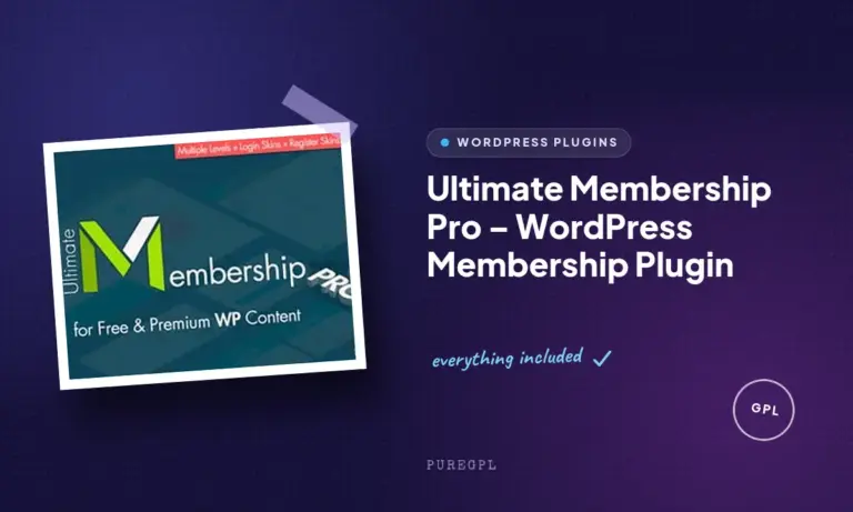 ultimate membership pro wordpress membership plugin