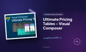 ultimate pricing tables visual composer